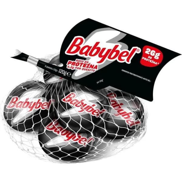 Queso bola proteína MINIBABYBEL, malla 120 g - 0.12 kg - Imagen del producto en Findit