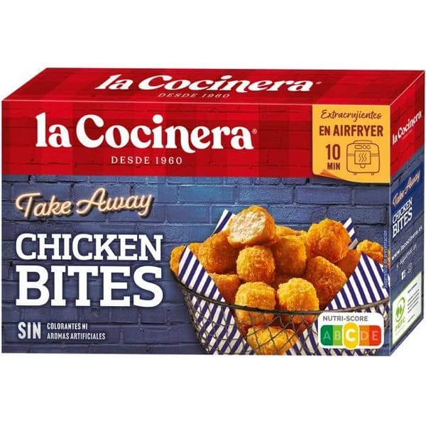 Chicken bites LA COCINERA, caja 310 g - 0.31 kg - Imagen del producto en Findit