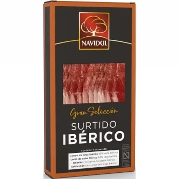 Estuche de surtido de ibéricos en lonchas Navidul pack de 4 sobres de 40 g - 0 kg - Imagen del producto en Findit