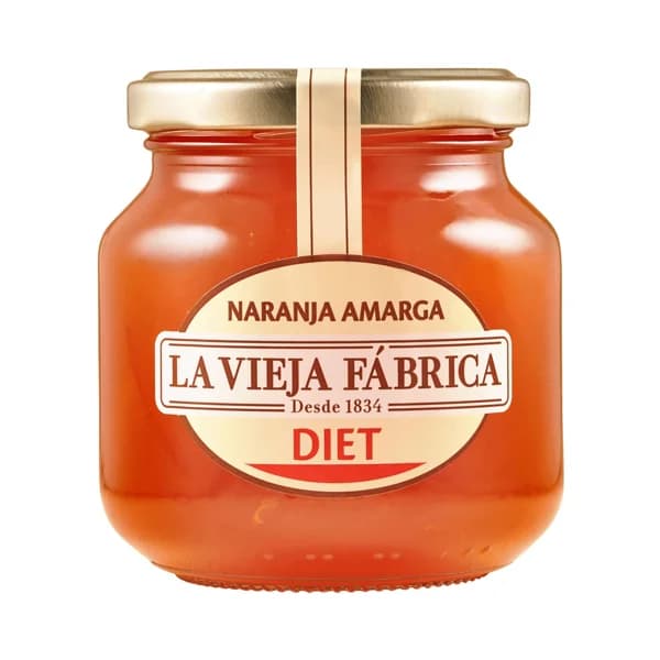 Mermelada de naranja amarga sin azúcar añadida Diet LA VIEJA FÁBRICA 250 g. - 0.29 kg - Imagen del producto en Findit