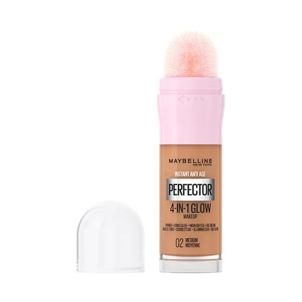 MAYBELLINE Instant perfector glow 4 en 1 tono 2 Medium.Base de maquillaje con acabado natural. - 1 ud - Imagen del producto en Findit