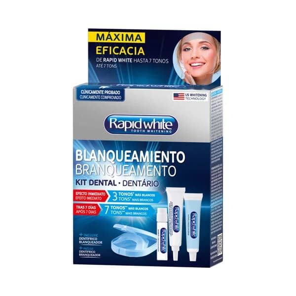 RAPID WHITE Kit dental con tecnología blanqueadora de efecto inmediato. - 1 ud - Imagen del producto en Findit