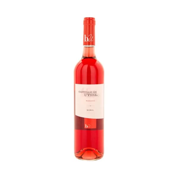 CASTILLO DE UTIEL  Vino rosado con D.O. Utiel - Requena CASTILLO DE UTIEL botella de 75 cl. - 1 ud - Imagen del producto en Findit