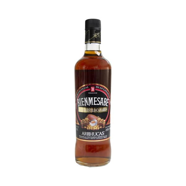 AREHUCAS Crema de licor estilo canario Bienmesabe AREHUCAS botella de 70 cl. - 0.7 l - Imagen del producto en Findit