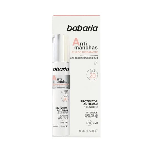 BABARIA Fluido hidratante antiedad con acción anti manchas BABARIA 50 ml. - 0.05 l - Imagen del producto en Findit
