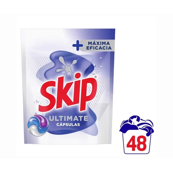 SKIP Detergente en cápsulas 48 lavados máxima eficacia - 1 ud - Imagen del producto en Findit