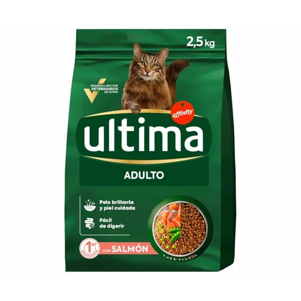 AFFINITY Alimento seco de gato adulto salmón y arroz 2,5 kg. - 2.5 kg - Imagen del producto en Findit
