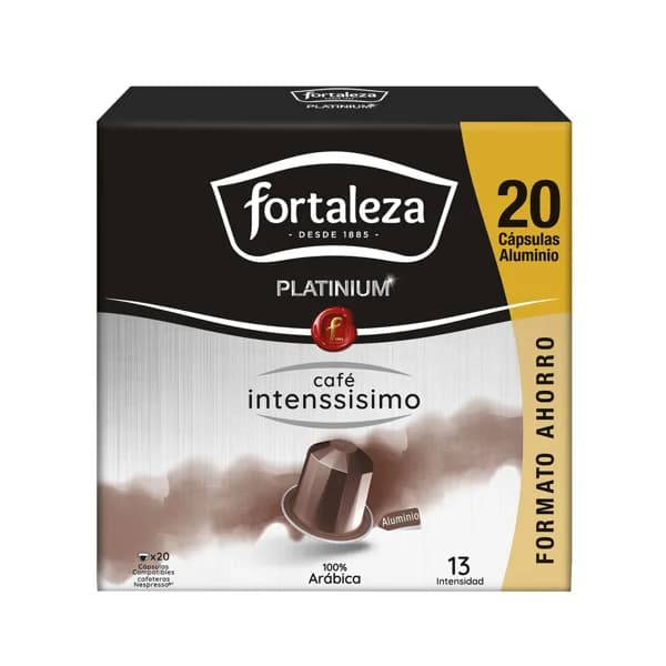 FORTALEZA PLATINIUM Café en cápsulas Intenssisimo I13,20 uds. - 0.1 kg - Imagen del producto en Findit