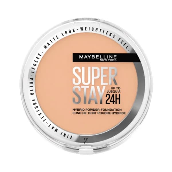 MAYBELLINE Super stay híbrido tono 21 Base de maquillaje en polvo de alta cobertura con acabado mate. - 1 ud - Imagen del producto en Findit