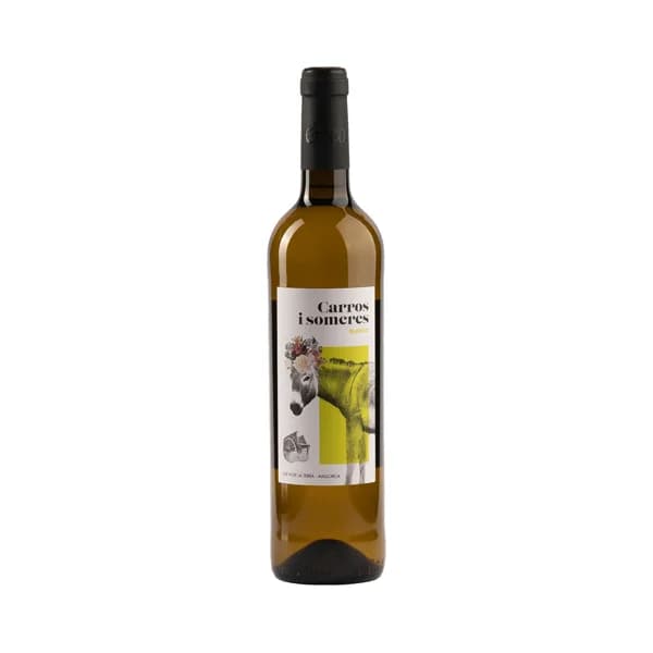 CARROS I SOMERES  Vino blanco con IGP Vino de la Tierra de Mallorca CARROS I SOMERES botella de 75 cl. - 1 ud - Imagen del producto en Findit