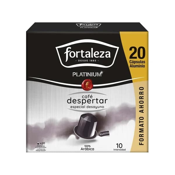 FORTALEZA PLATINIUM Café en cápsulas despertar 20 uds. - 0.1 kg - Imagen del producto en Findit