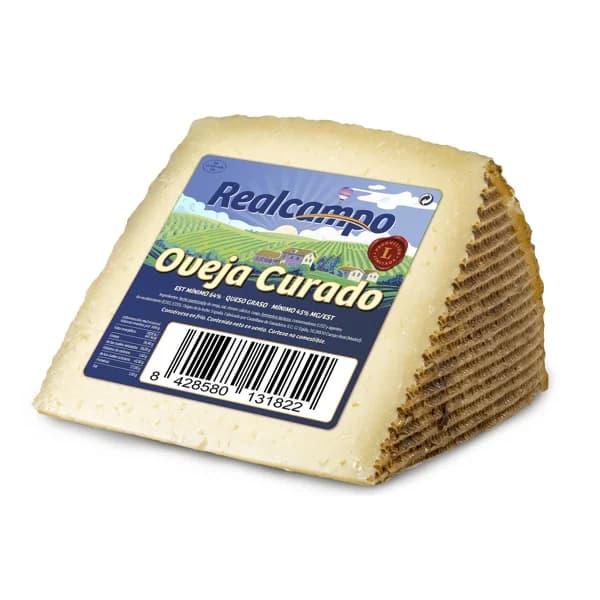 REALCAMPO Queso de oveja curado REALCAMPO Cuña de 400g. - 0.4 kg - Imagen del producto en Findit