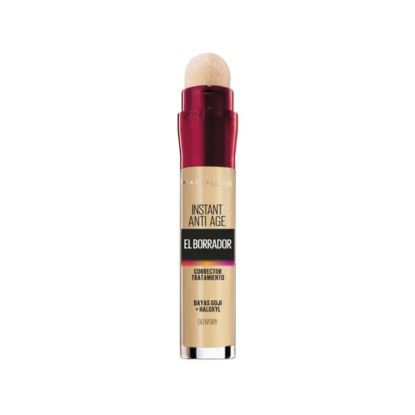 MAYBELLINE Instant eraser tono 00 ivory Maquillaje corrector de imperfecciones, manchas y pequeñas arruga. - 1 ud - Imagen del producto en Findit