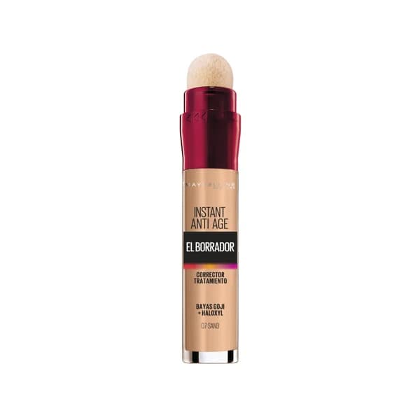 MAYBELLINE Instant eraser tono 07 sand  Maquillaje corrector de imperfecciones, manchas y pequeñas arrugas. - 1 ud - Imagen del producto en Findit