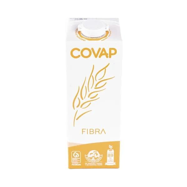 COVAP Leche semidesnatada de origen español, enriquecida con fibra  1l. - 1 l - Imagen del producto en Findit