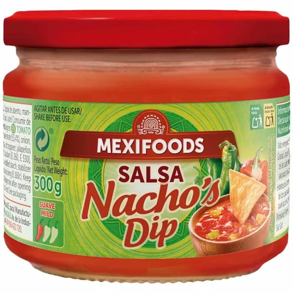 Salsa mexicana MEXIFOODS, frasco 300 g - 0.3 kg - Imagen del producto en Findit