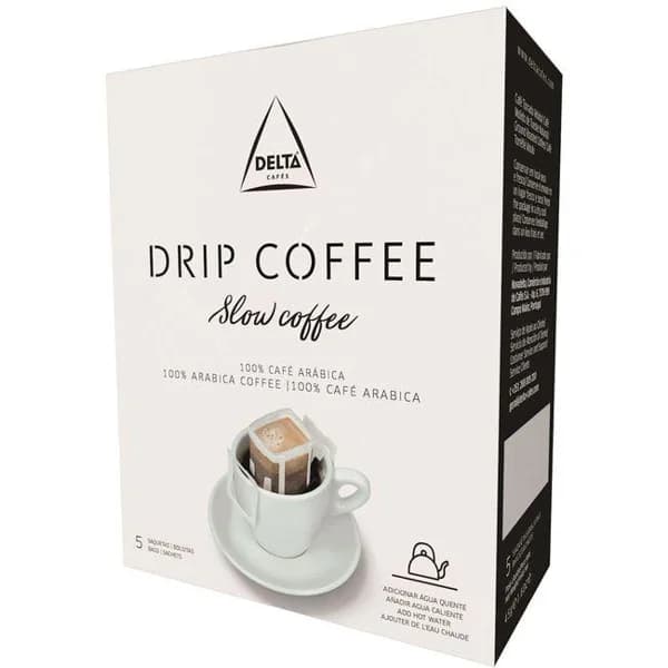 Café molido drip DELTA, 5 uds, caja 45 g - 0.05 kg - Imagen del producto en Findit