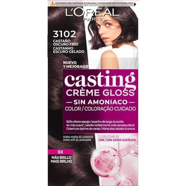 Tinte 3102 marrón oscuro CASTING CREME GLOSS, caja 1 ud - 1 ud - Imagen del producto en Findit