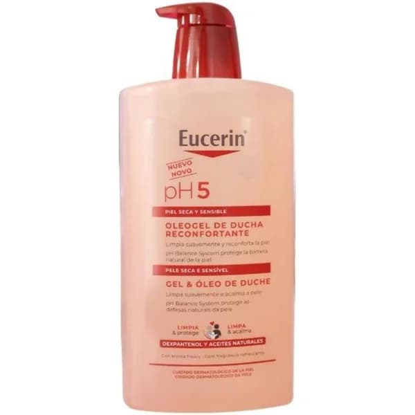 Gel de ducha Reconfortante Oleogel EUCERIN, dosificador 1.000 ml - 1 ud - Imagen del producto en Findit