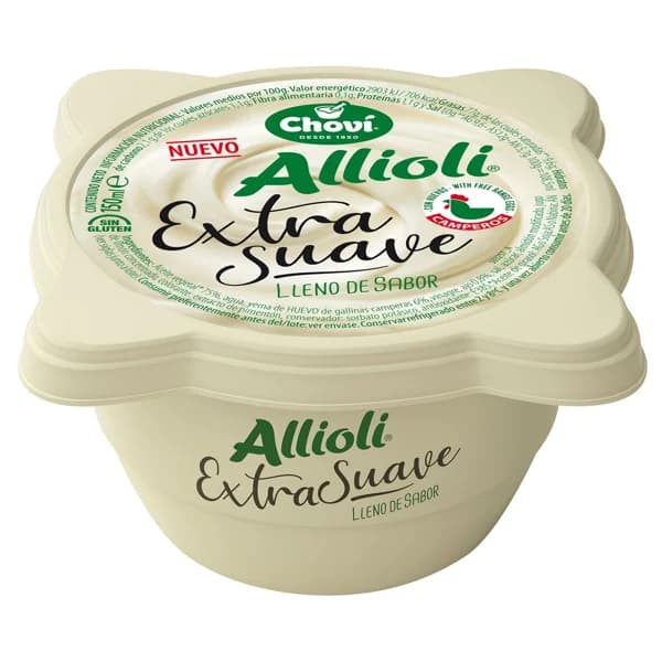 CHOVI Allioli extra suave 150 g. - 0.15 l - Imagen del producto en Findit