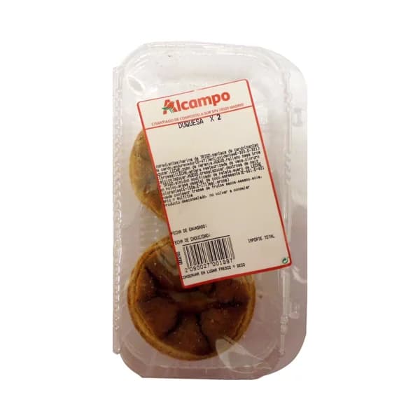 AUCHAN Duquesas, 2 uds, 300g. Producto Alcampo - 0.3 kg - Imagen del producto en Findit