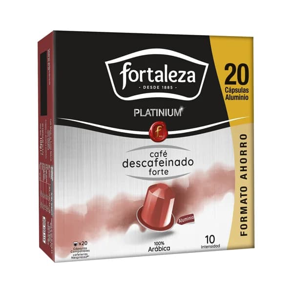 FORALEZA Platinium Café descafeinado en cápsulas 20 uds 104 g. - 0.1 kg - Imagen del producto en Findit