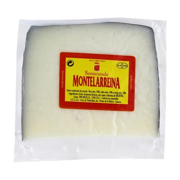 MONTELARREINA Queso mezcla semicurado 375 g. - 0.38 kg - Imagen del producto en Findit