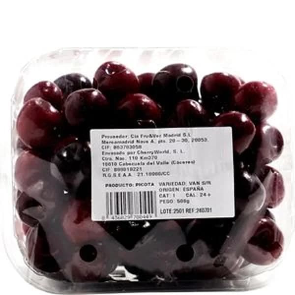 Picota bandeja 500 g - 0.5 ud - Imagen del producto en Findit