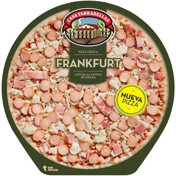 Pizza frankfurt TARRADELLAS, 1 ud, 420 g - 0.42 kg - Imagen del producto en Findit