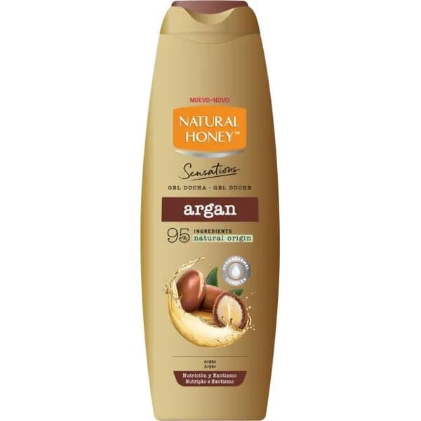 Gel de ducha aceite de argán NATURAL HONEY, bote 650 ml - 0.65 l - Imagen del producto en Findit