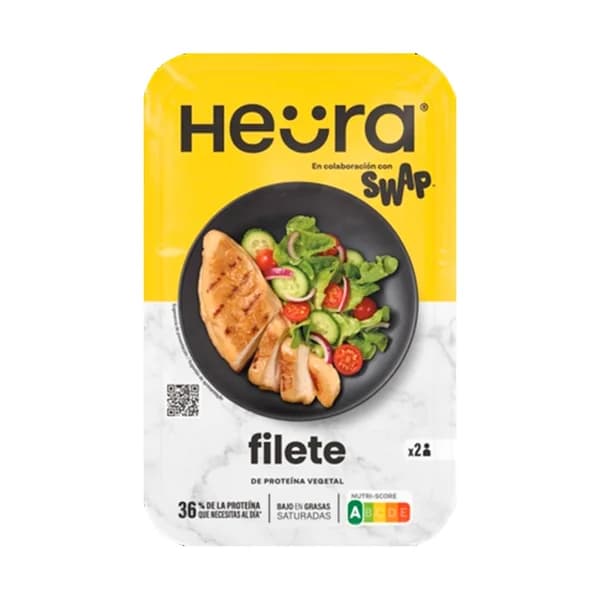 HEÜRA Filete de proteína vegetal 180 g. - 0.18 kg - Imagen del producto en Findit