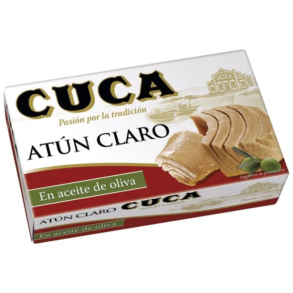 CUCA Atún claro en aceite de oliva lata de 80 g. - 0.08 kg - Imagen del producto en Findit
