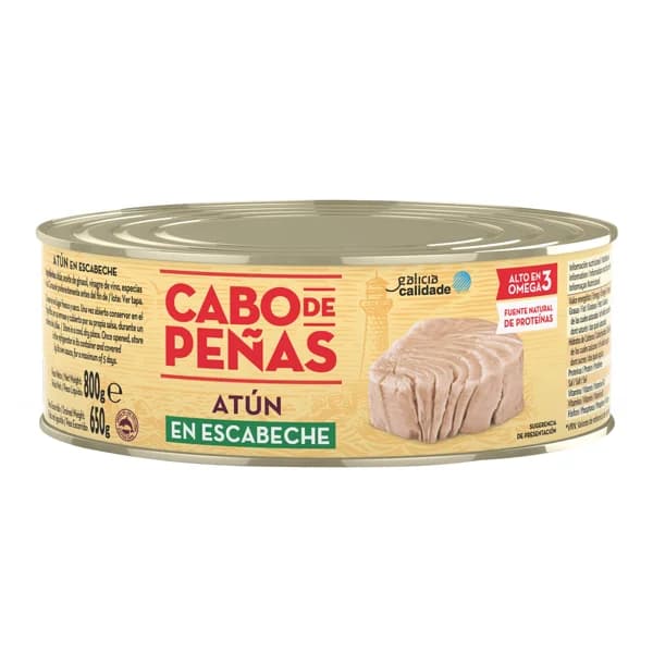 CABO DE PEÑAS Atún en escabeche 650 g. - 0.65 kg - Imagen del producto en Findit
