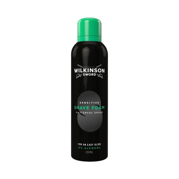WILKINSON Sensitive Espuma de afeitar sin alcohol 200 ml. - 0.2 l - Imagen del producto en Findit