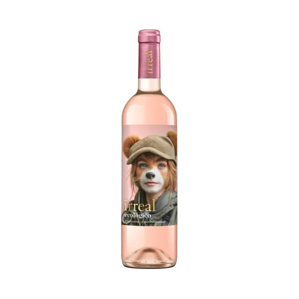 IRREAL Vino rosado ecológico botella 75 cl. - 1 ud - Imagen del producto en Findit