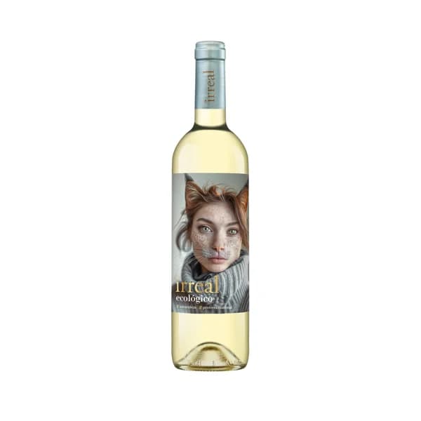 IRREAL Vino blanco ecológico botella 75 cl. - 1 ud - Imagen del producto en Findit
