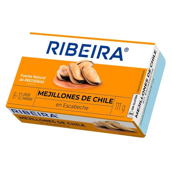 RIBEIRA Mejillón de chile en escabeche 69 g. - 0.07 kg - Imagen del producto en Findit