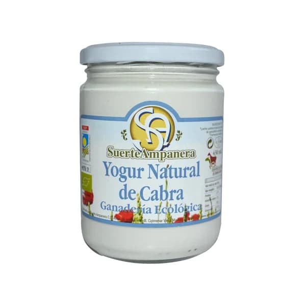 SUERTE AMPANERA Yogur de cabra ecológico SUERTE AMPANERA 430 g - 0.42 kg - Imagen del producto en Findit