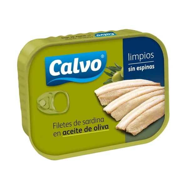 CALVO Filetes de sardina en aceite de oliva 75 g. - 0.07 kg - Imagen del producto en Findit