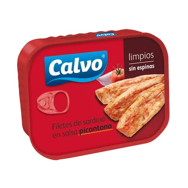 CALVO Filetes de sardina en salsa picantona 75 g. - 0.07 kg - Imagen del producto en Findit