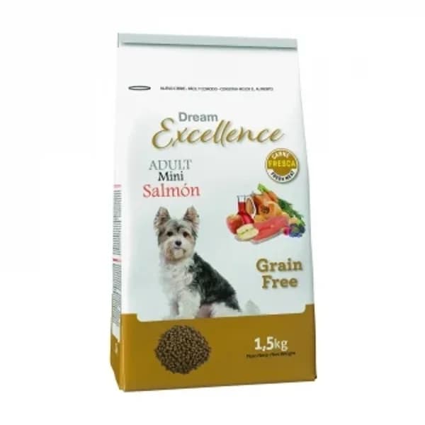 Pienso de salmón para perro mini Dream Excellence 1,5 kg - 1.5 kg - Imagen del producto en Findit