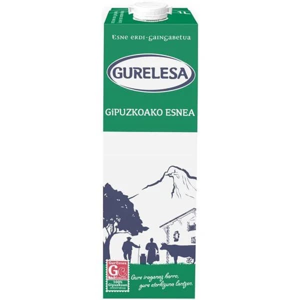 Leche semidesnatada GURELESA, brik 1 litro - 1 l - Imagen del producto en Findit