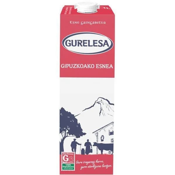 Leche desnatada GURELESA, brik 1 litro - 1 l - Imagen del producto en Findit