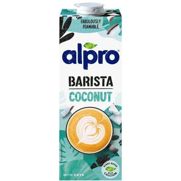 Bebida vegetal coco barista ALPRO, brik 1 litro - 1 l - Imagen del producto en Findit