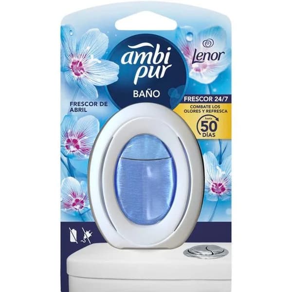 Ambientador 3 vol baño frescor AMBIPUR, 1 ud - 1 ud - Imagen del producto en Findit