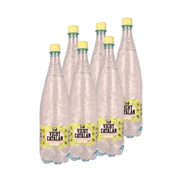VICHY CATALAN Agua con gas pack 6 botellas x 1,2 l. - 7.2 l - Imagen del producto en Findit
