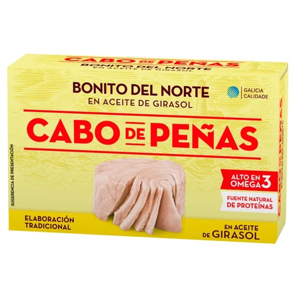 CABO DE PEÑAS Bonito del norte aceite de girasol 72 g. - 0.07 kg - Imagen del producto en Findit