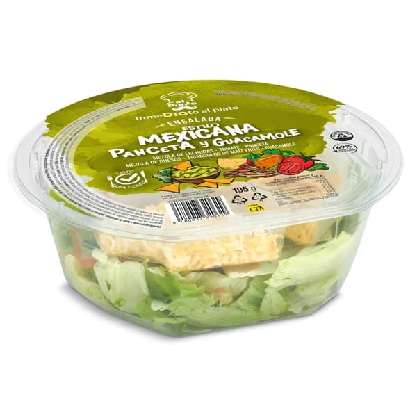 Ensalada estilo mexicana panceta y guacamole Al Punto Dia bandeja 195 g - 0.2 kg - Imagen del producto en Findit