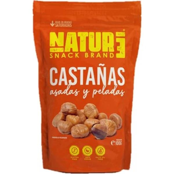 Castañas Asadas y Peladas - 0.1 kg - Imagen del producto en Findit