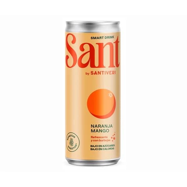 SANT Refresco de naranja y mango lata 330 ml. - 0.33 l - Imagen del producto en Findit